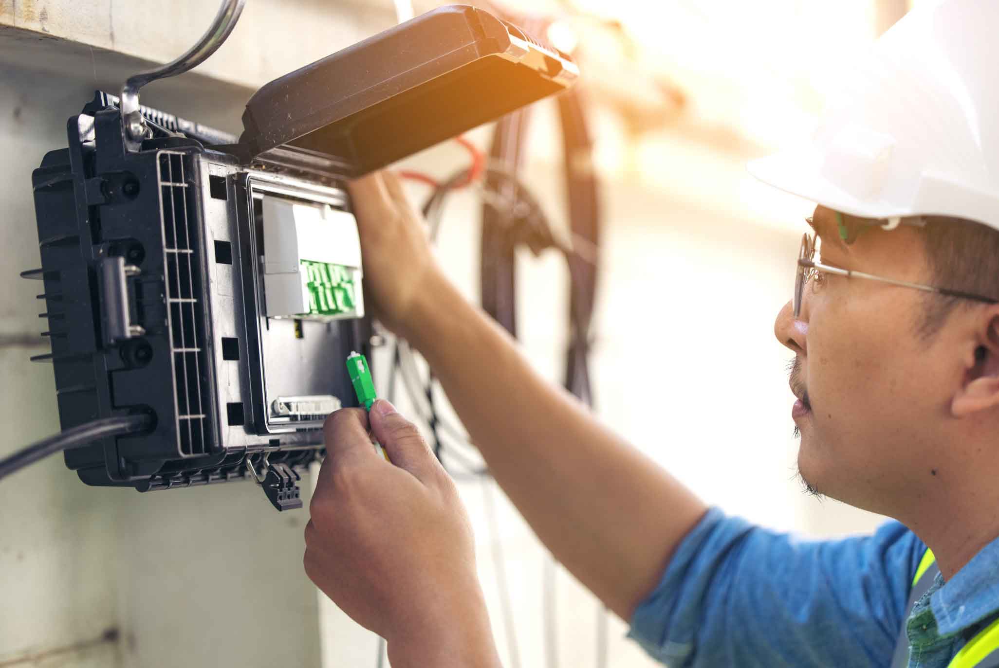 Пакрокавы працэс усталявання FTTH