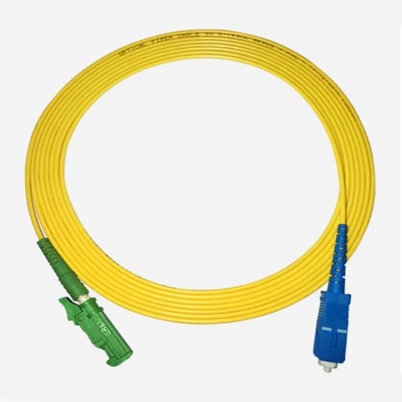 3-мм круглы кабельны E2000/APC- SC/UPC шнуры патча